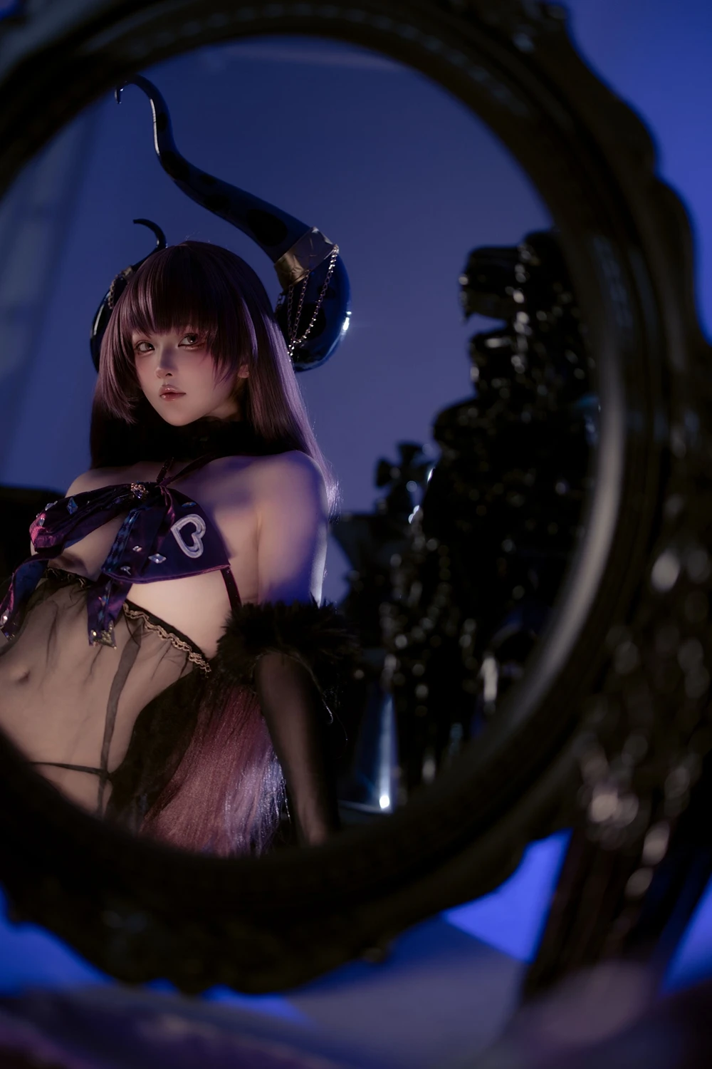 Cosplay 屿鱼 – 碧蓝航线 安妮女王 隐秘之拥的呼唤 第26张图