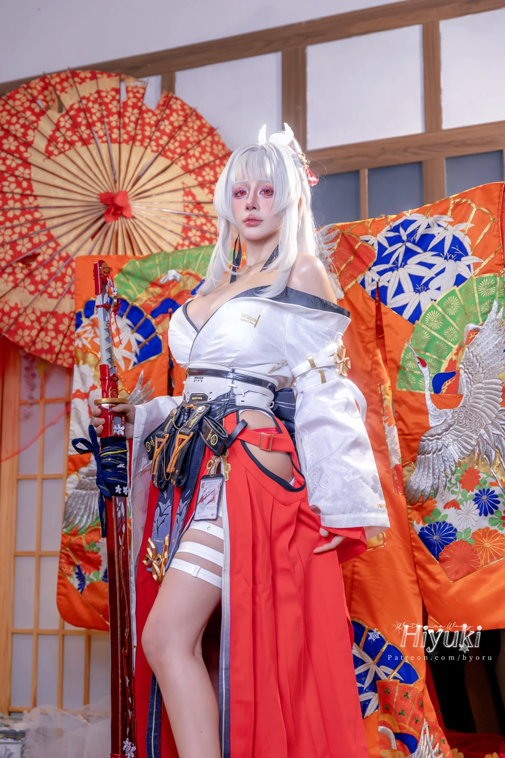 Cosplay 日本性感萝莉Byoru – Hiyuki 鸣潮 绯雪 第3张图
