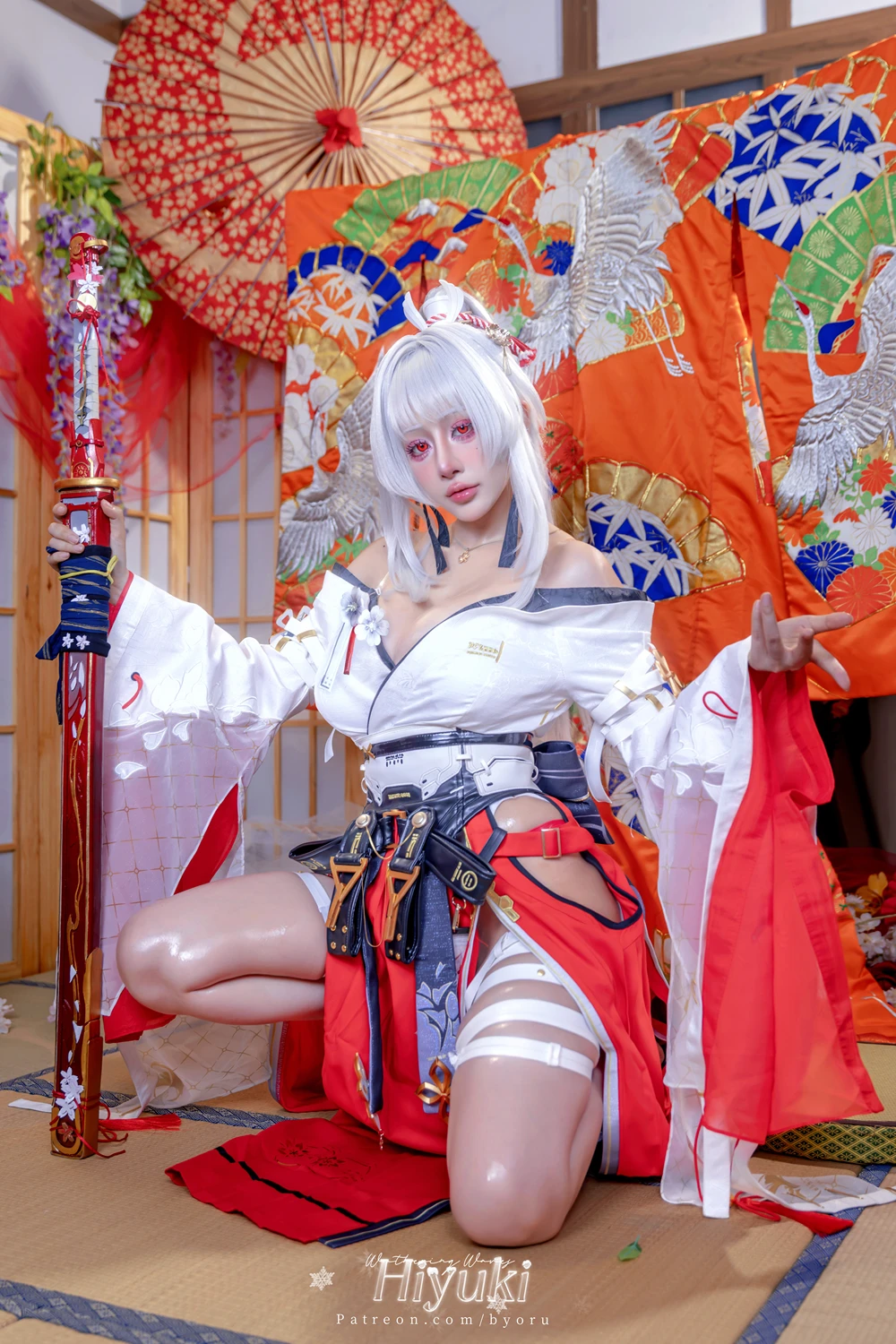 Cosplay 日本性感萝莉Byoru – Hiyuki 鸣潮 绯雪 第4张图