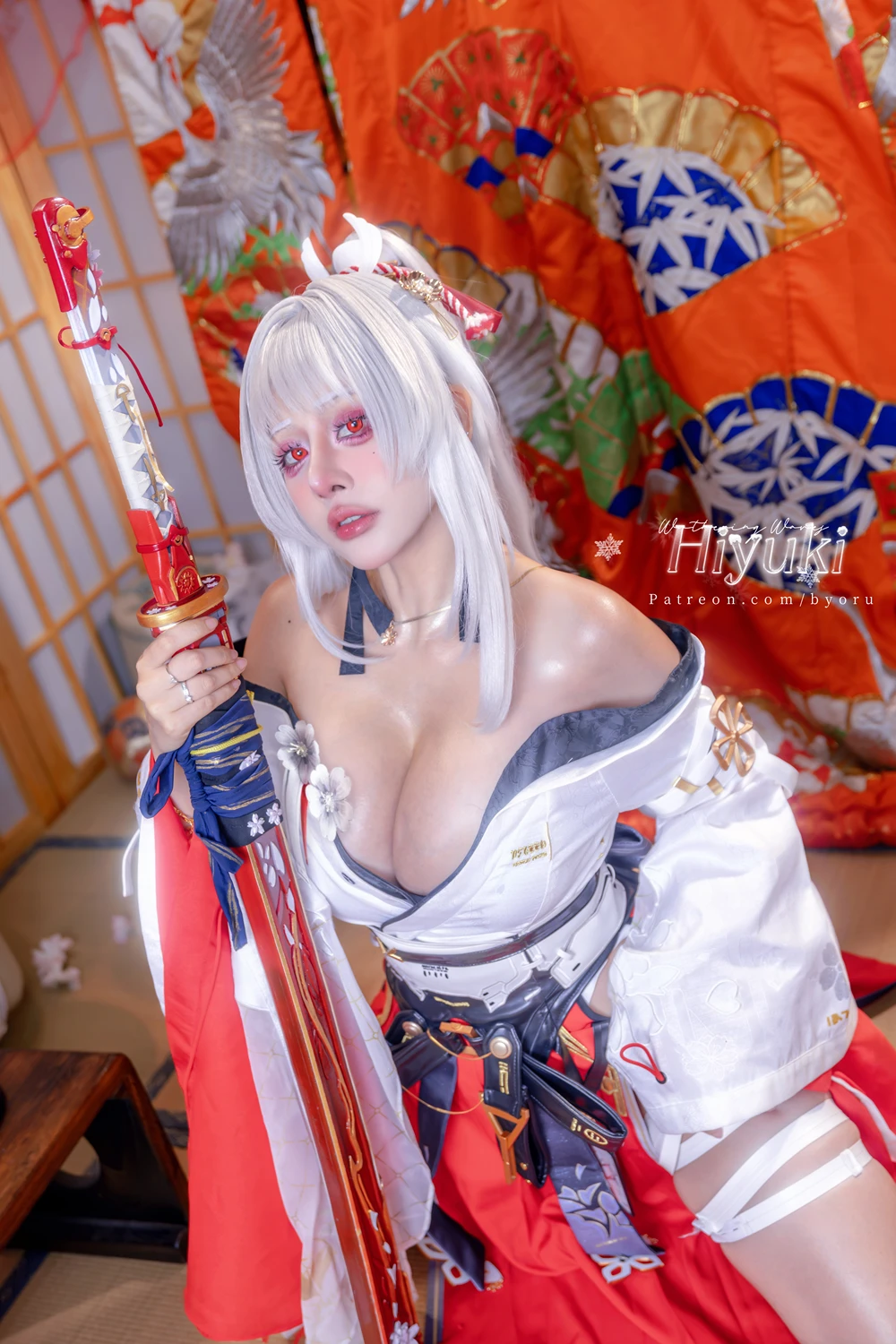 Cosplay 日本性感萝莉Byoru – Hiyuki 鸣潮 绯雪 第7张图