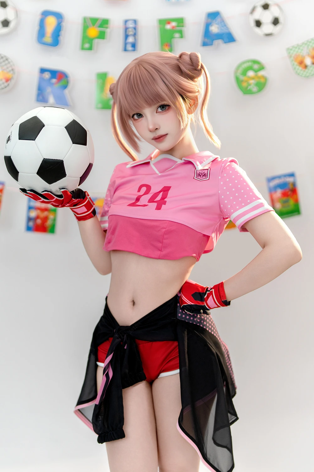 Cosplay Bangni邦尼 – 金牌门将 第3张图