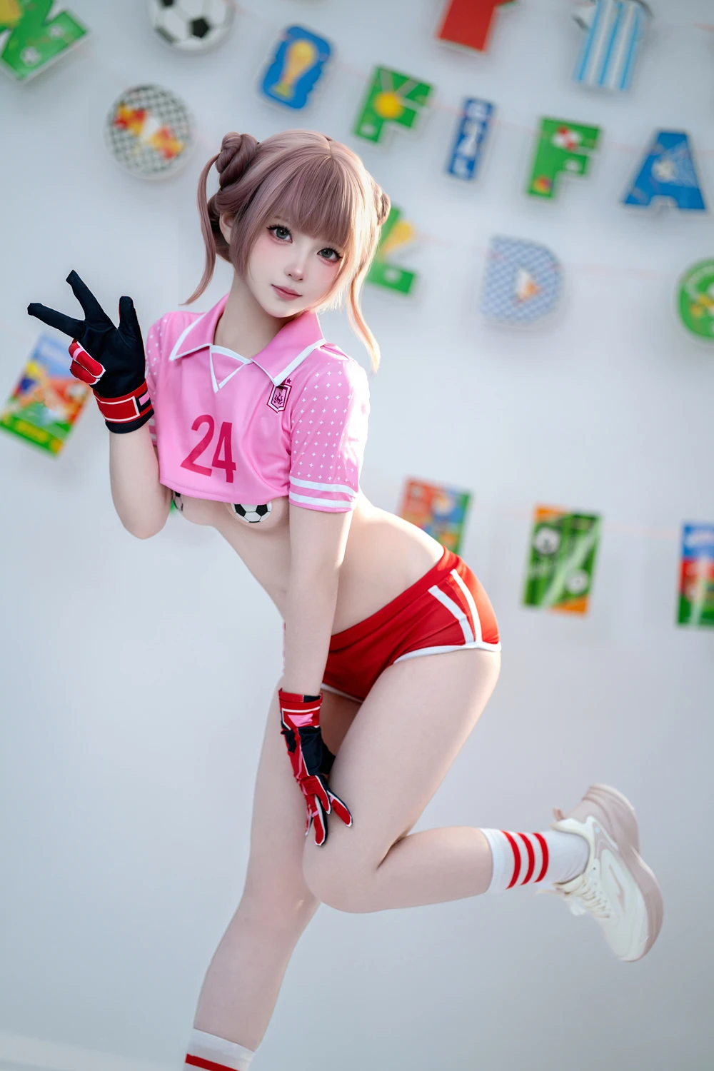 Cosplay Bangni邦尼 – 金牌门将 第43张图